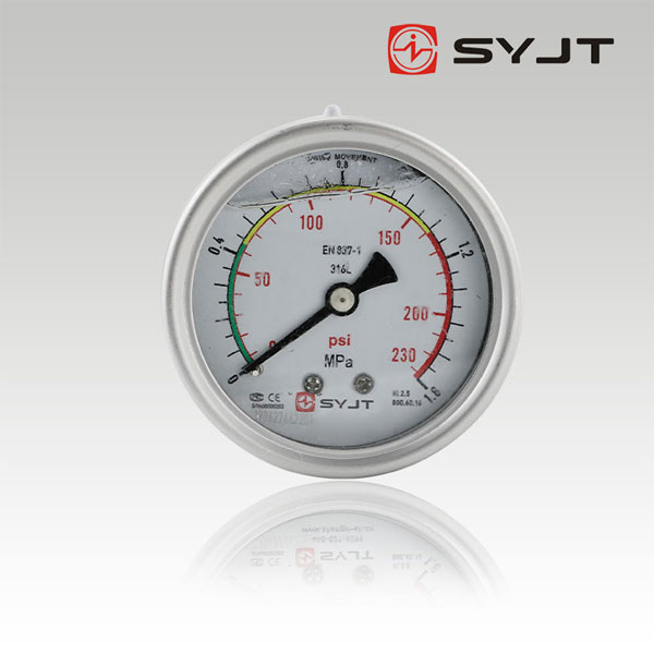 上仪不锈钢耐震压力表